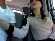 南韓少女在車上各種刺激車震做愛